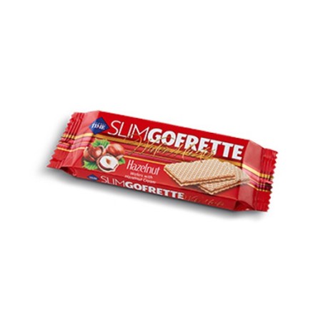 Slim Gofrette Haselnuss 128gr